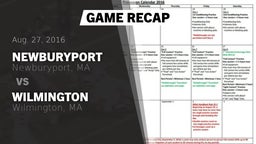 Recap: Newburyport  vs. Wilmington  2016