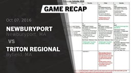 Recap: Newburyport  vs. Triton Regional  2016
