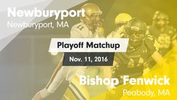 Matchup: Newburyport vs. Bishop Fenwick  2016