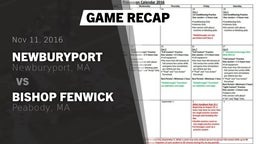 Recap: Newburyport  vs. Bishop Fenwick  2016