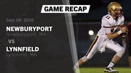 Recap: Newburyport  vs. Lynnfield  2016