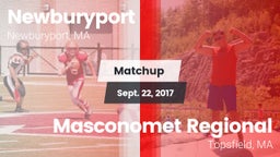 Matchup: Newburyport vs. Masconomet Regional  2017