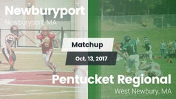 Matchup: Newburyport vs. Pentucket Regional  2017