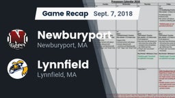 Recap: Newburyport  vs. Lynnfield  2018