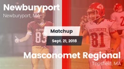 Matchup: Newburyport vs. Masconomet Regional  2018