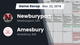 Recap: Newburyport  vs. Amesbury  2018