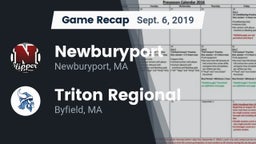 Recap: Newburyport  vs. Triton Regional  2019