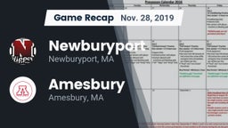 Recap: Newburyport  vs. Amesbury  2019