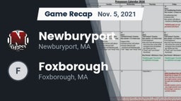 Recap: Newburyport  vs. Foxborough  2021