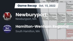 Recap: Newburyport  vs. Hamilton-Wenham Regional  2022