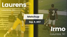 Matchup: Laurens vs. Irmo  2017