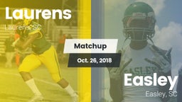 Matchup: Laurens vs. Easley  2018