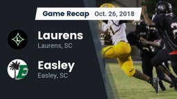 Recap: Laurens  vs. Easley  2018