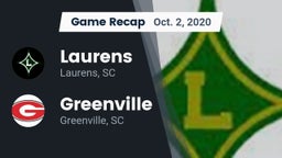 Recap: Laurens  vs. Greenville  2020