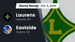 Recap: Laurens  vs. Eastside  2020
