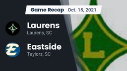 Recap: Laurens  vs. Eastside  2021