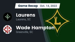 Recap: Laurens  vs. Wade Hampton  2022