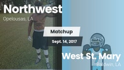 Matchup: Northwest vs. West St. Mary  2017