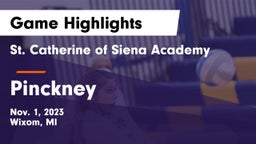 St. Catherine of Siena Academy  vs Pinckney  Game Highlights - Nov. 1, 2023
