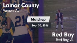 Matchup: Lamar County vs. Red Bay  2016