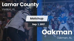 Matchup: Lamar County vs. Oakman  2017