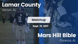 Matchup: Lamar County vs. Mars Hill Bible  2017