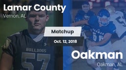 Matchup: Lamar County vs. Oakman  2018