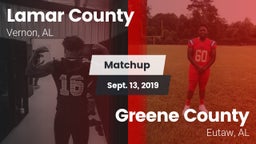 Matchup: Lamar County vs. Greene County  2019