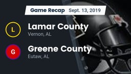 Recap: Lamar County  vs. Greene County  2019