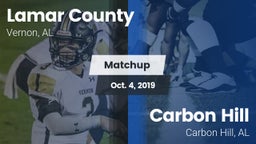 Matchup: Lamar County vs. Carbon Hill  2019