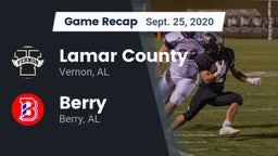 Recap: Lamar County  vs. Berry  2020