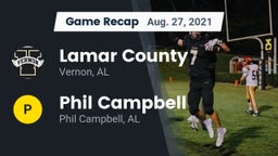 Recap: Lamar County  vs. Phil Campbell  2021