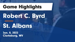 Robert C. Byrd  vs St. Albans  Game Highlights - Jan. 8, 2022