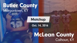 Matchup: Butler County vs. McLean County  2016