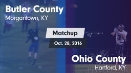 Matchup: Butler County vs. Ohio County  2016