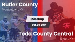 Matchup: Butler County vs. Todd County Central  2017