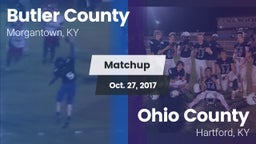 Matchup: Butler County vs. Ohio County  2017