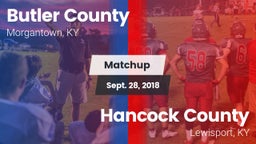 Matchup: Butler County vs. Hancock County  2018