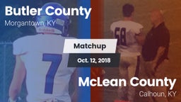 Matchup: Butler County vs. McLean County  2018