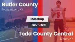Matchup: Butler County vs. Todd County Central  2019