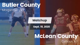 Matchup: Butler County vs. McLean County  2020