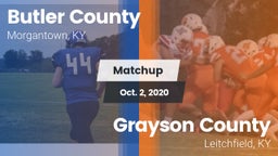 Matchup: Butler County vs. Grayson County  2020