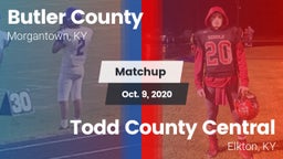 Matchup: Butler County vs. Todd County Central  2020