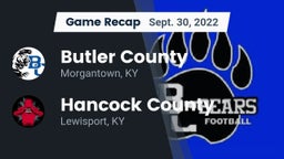 Recap: Butler County  vs. Hancock County  2022