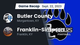 Recap: Butler County  vs. Franklin-Simpson  2023