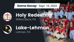 Recap: Holy Redeemer  vs. Lake-Lehman  2022