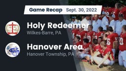 Recap: Holy Redeemer  vs. Hanover Area  2022