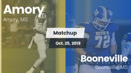 Matchup: Amory vs. Booneville  2019