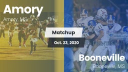 Matchup: Amory vs. Booneville  2020