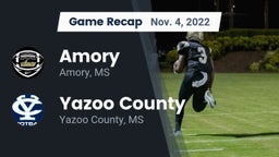 Recap: Amory  vs. Yazoo County  2022